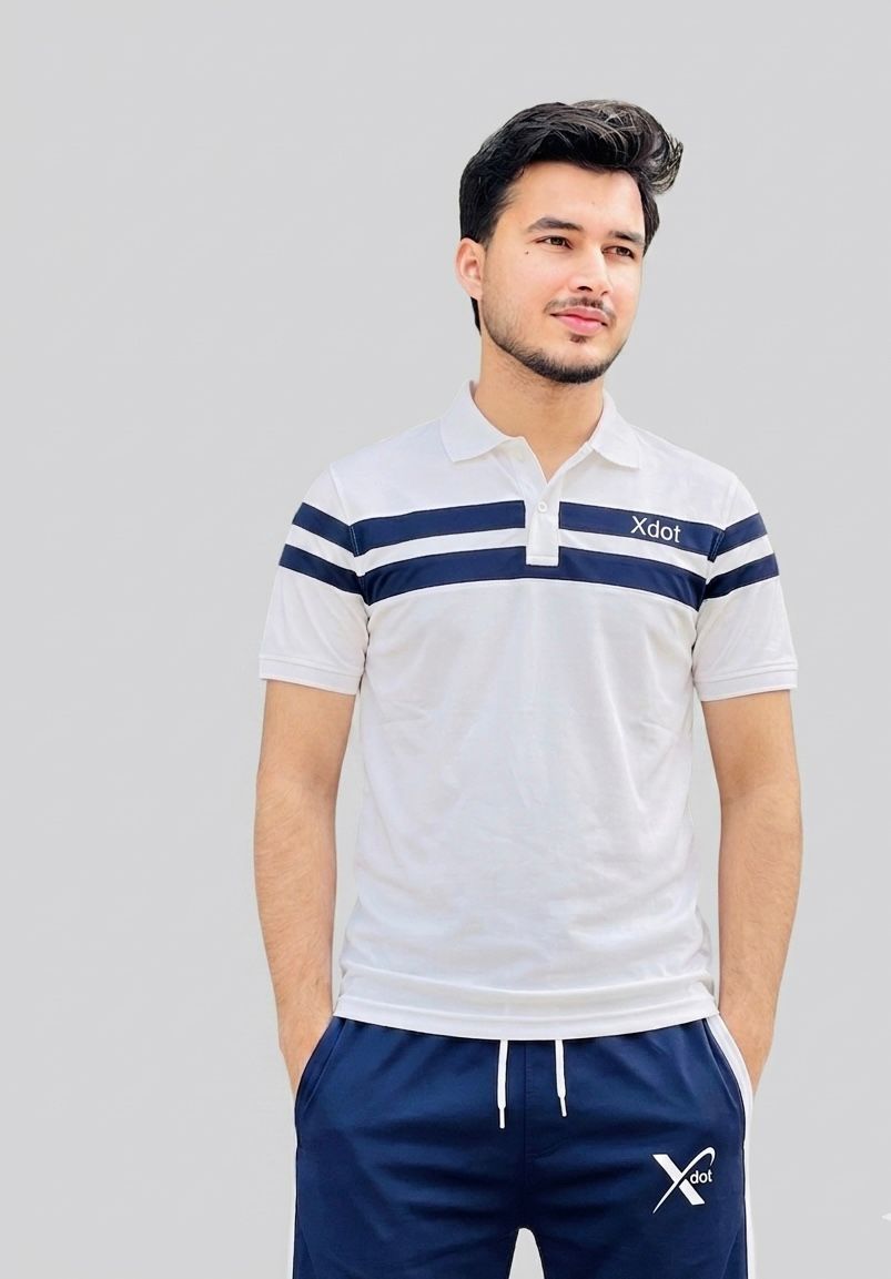 signature white & navy tracksuit signature white & navy tracksuit
